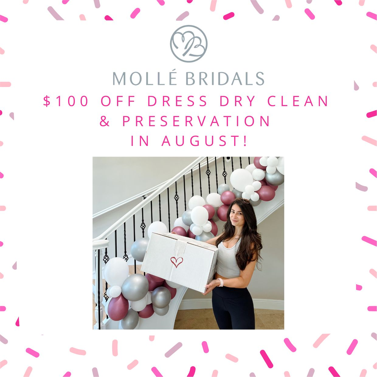 13-Year Anniversary Special – $100 Off Dry Clean &amp; Preservation