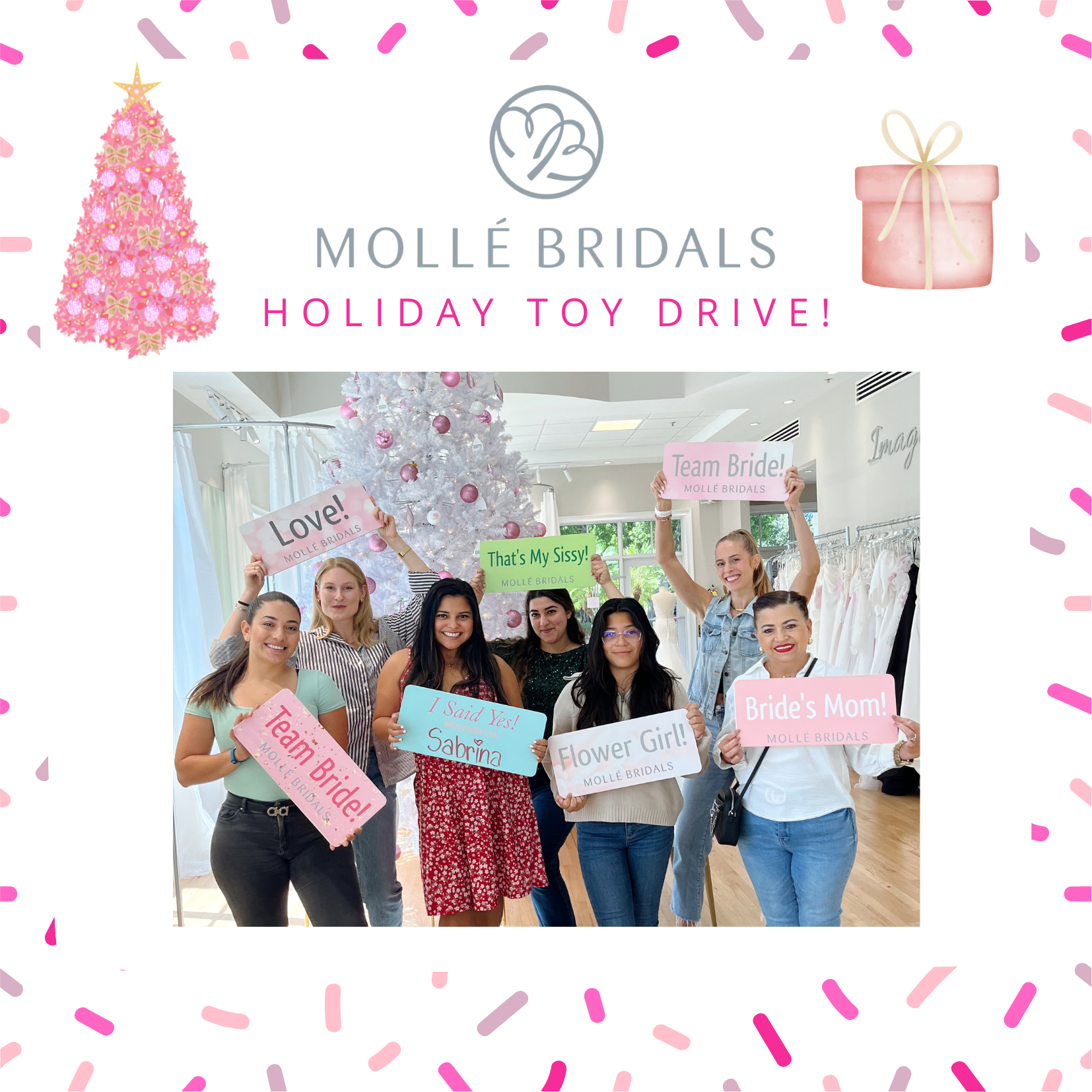🎁 Molle Bridals Toy Drive