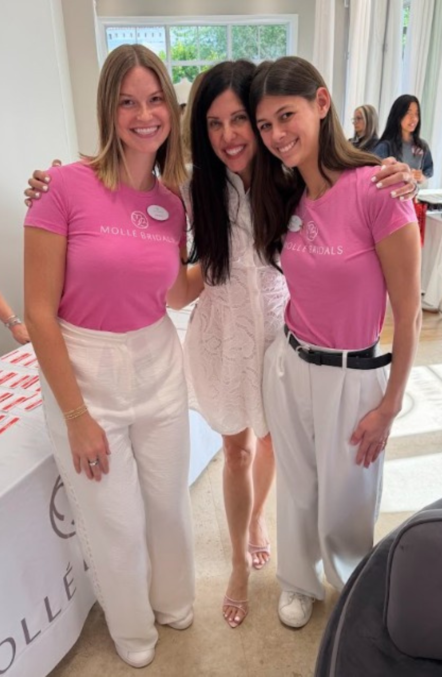 image shows some of the team at molle bridals