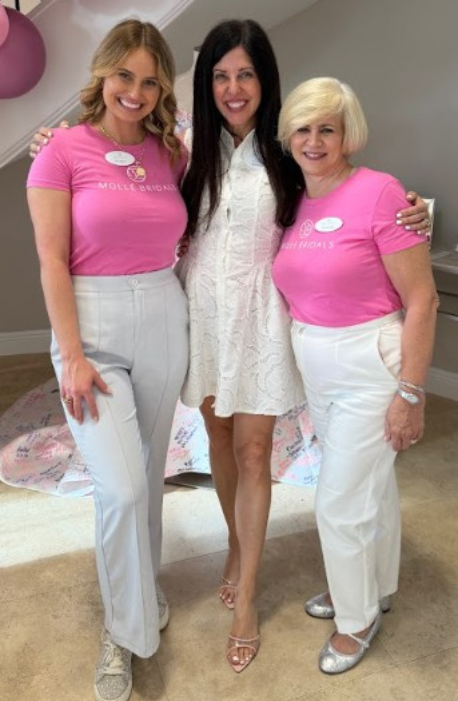image shows some of the team at molle bridals