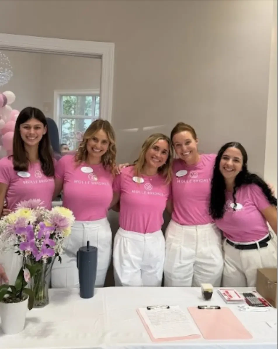 image shows some of the team at molle bridals