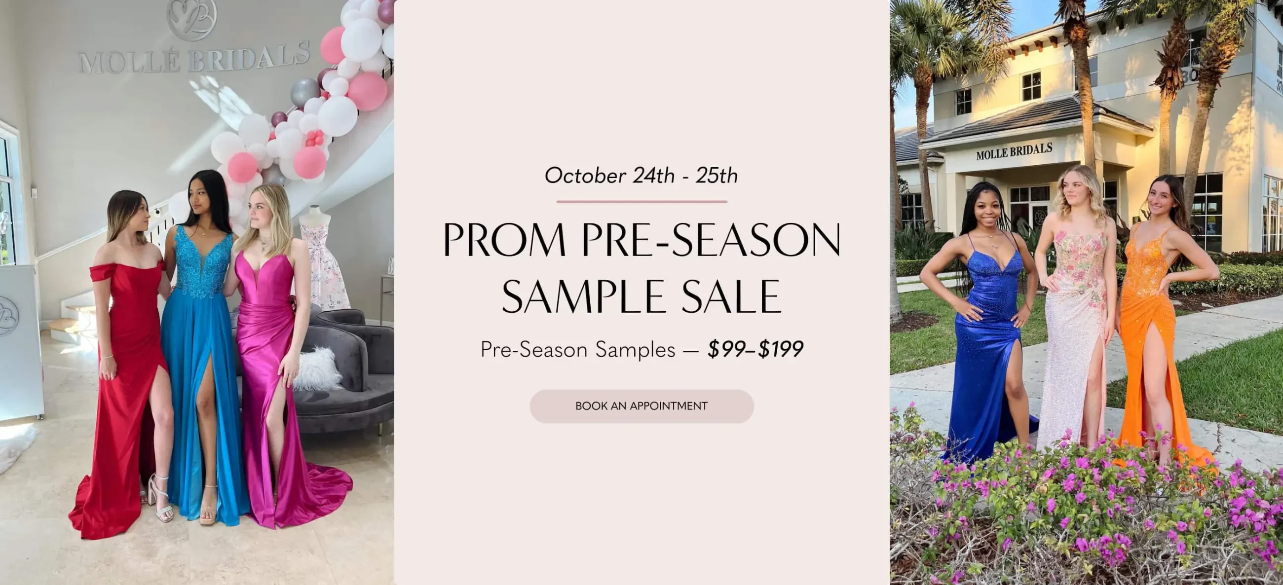 Prom Sale Banner for Desktop